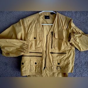 Liz Claiborne Lizwear Yellow Utility Jacket